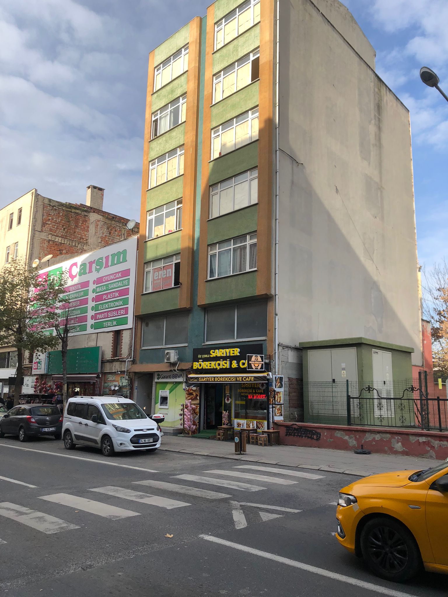 Her işe ruhsata uygun KompleBina omurtakcadde cepheli